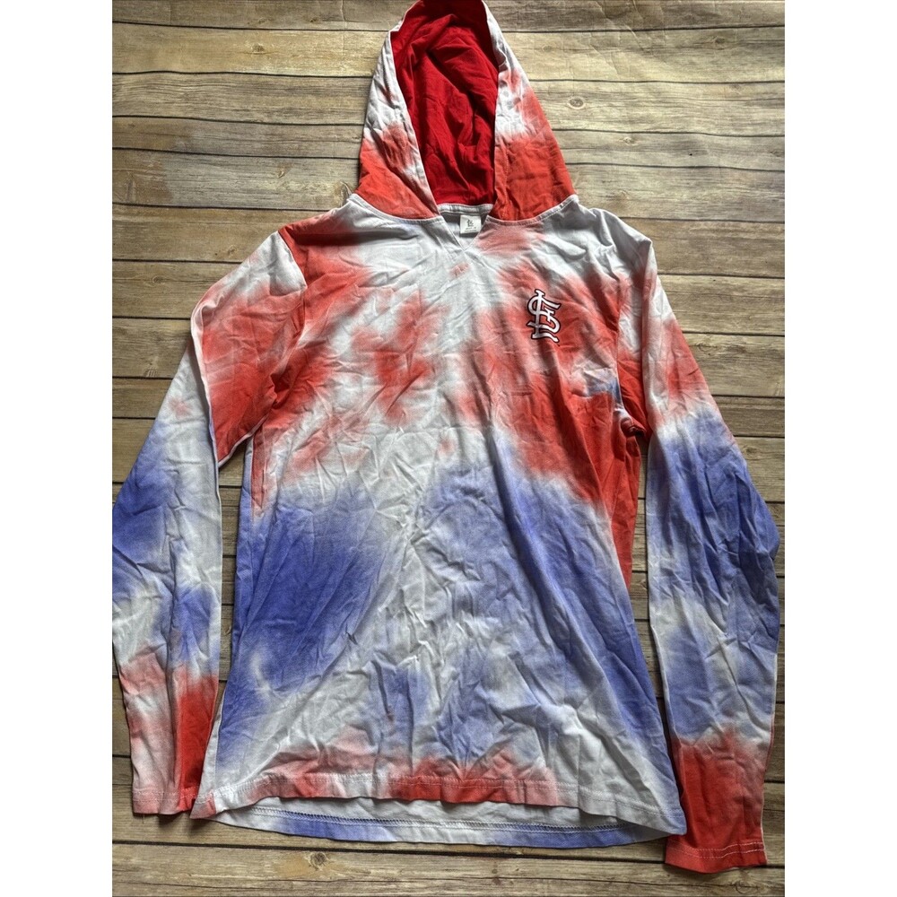 St. Louis Cardinals Grateful Dead LS Hoodie 4-19-24 SGA Adult Medium Shirt